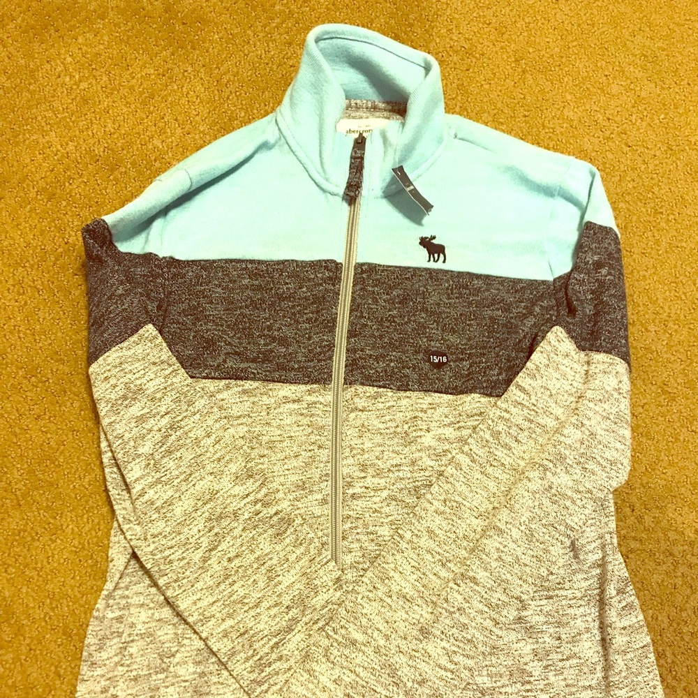 Boys Abercrombie Zip Up Sweater!